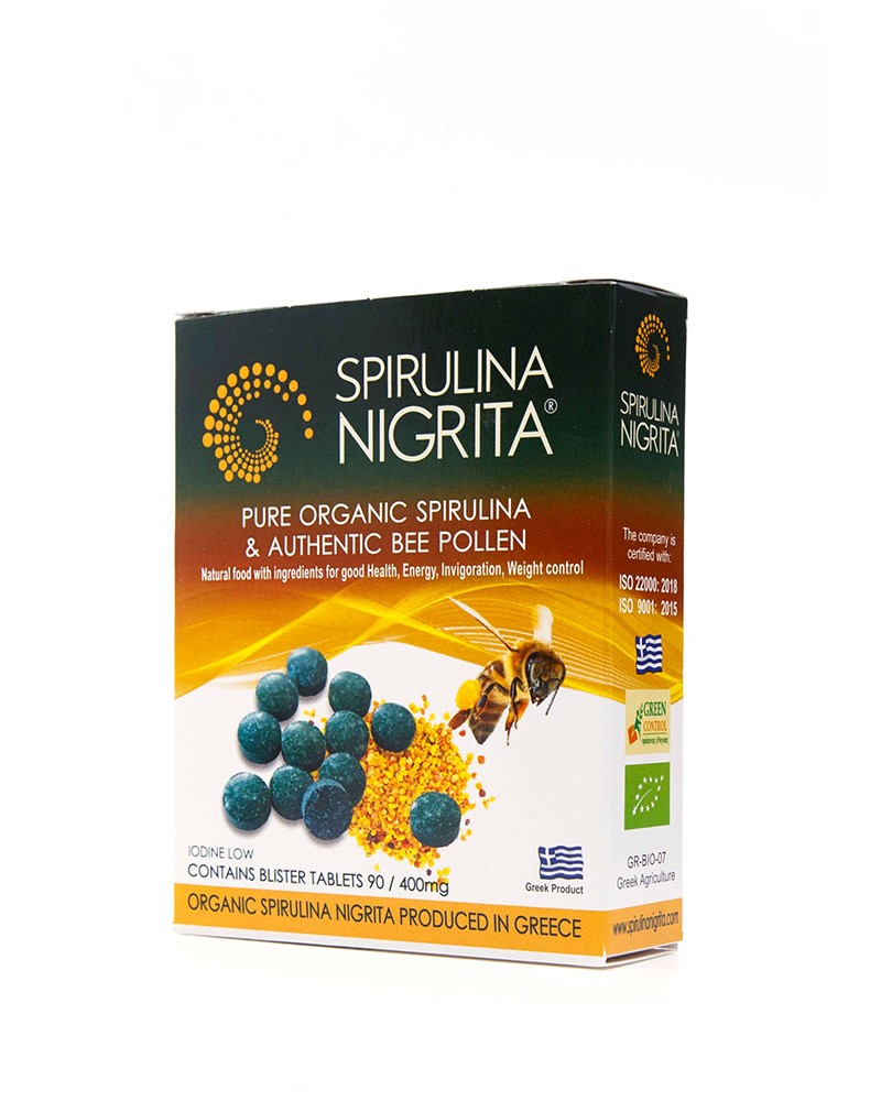 SPIRULINA NIGRITA & BEE POLEN 90 Tablets 36g
