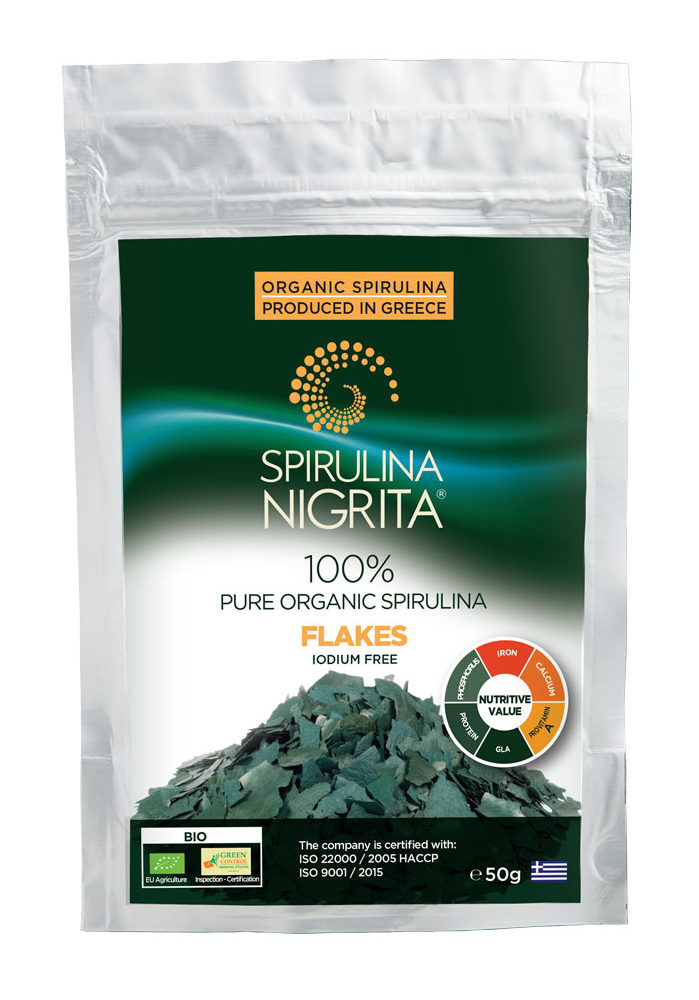 Spirulina Nigrita Flakes Doypack 50g